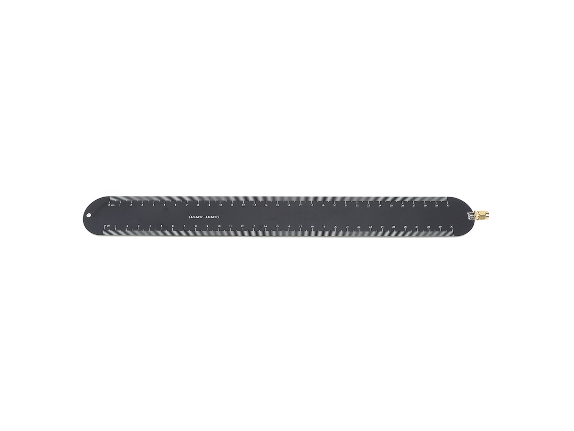 Yuru antena Dipolo Pcb com Conector Sma 430 440mhz Banda Amadora Swr 1.2 15w 340x40mm
