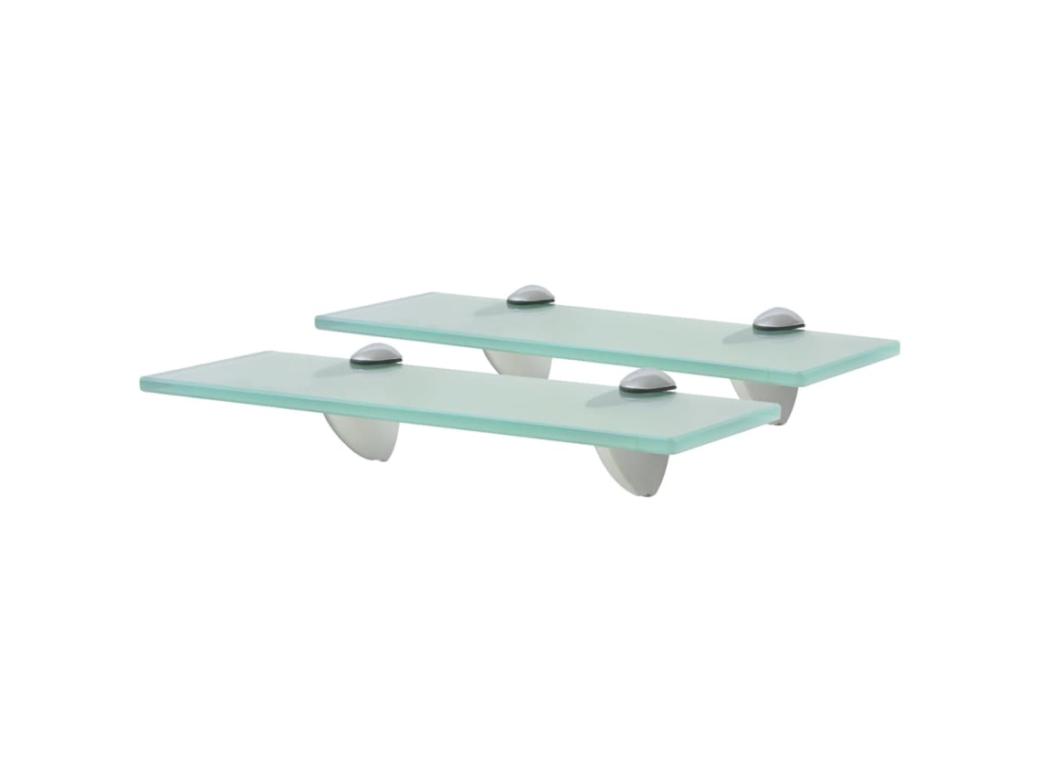Vidaxl Prateleiras Flutuantes 2 Pcs Vidro 30x20 Cm 8 Mm