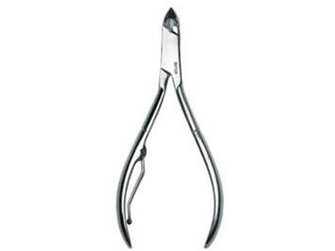 Alicate De Cutículas Em Aço Inox. Alicate Skin De Aço Inox 10 Cm. É Particularmente Indicado Para Remover As Cutículas De