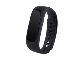 Relógio Bluetooth T02 EOOCOO impermeável com pulseira esportiva preta