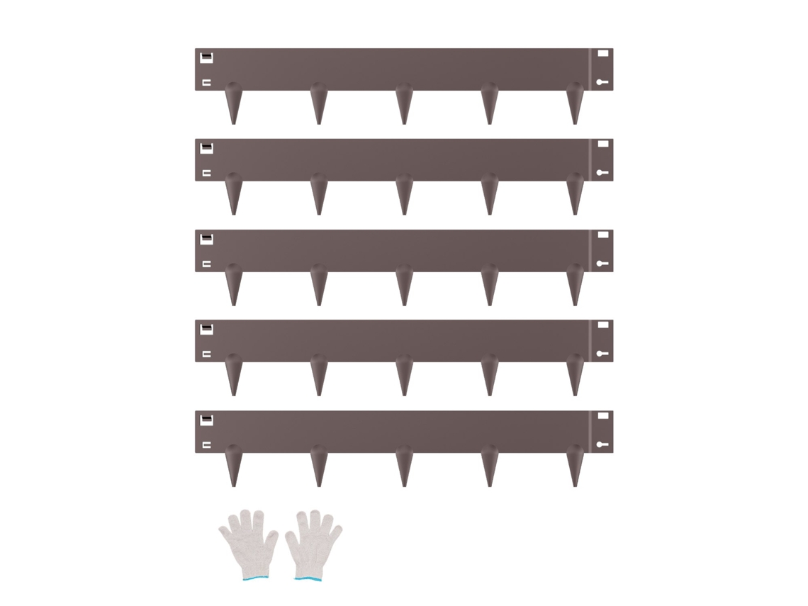 Pcs Borda De Metal De 990 X 181 X 1,5 Mm Com Dentes Afiados, Castanho Vevor