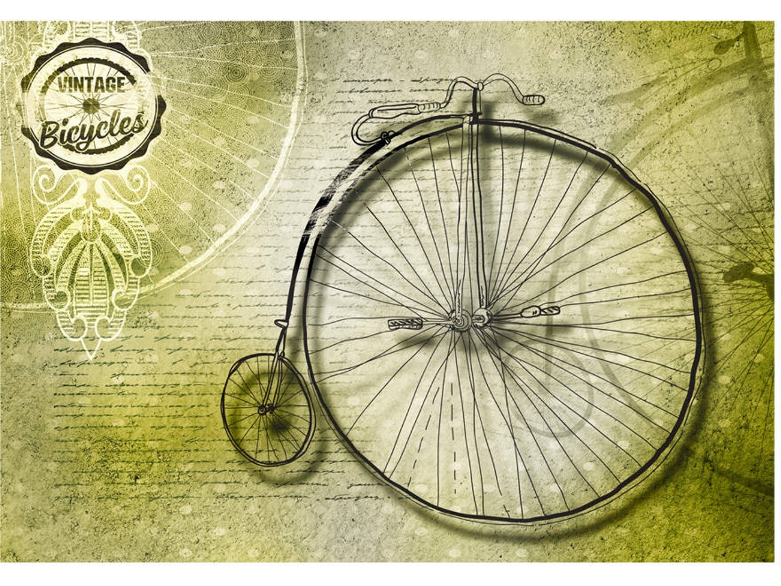 Papel de Parede ARTGEIST Bicicletas Vintage (200x140 cm)