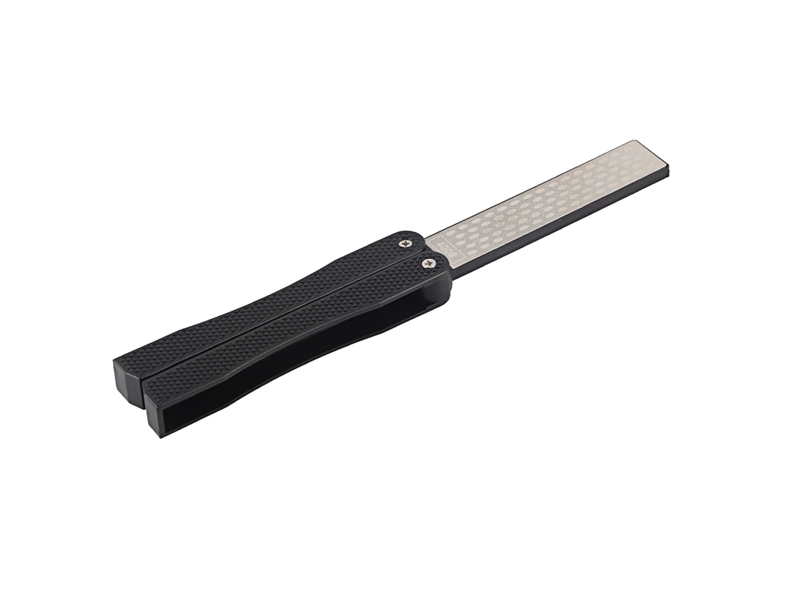 Afiador de Faca Primerox Duplex Portátil com Superfície de Diamante Preto com M/Marca