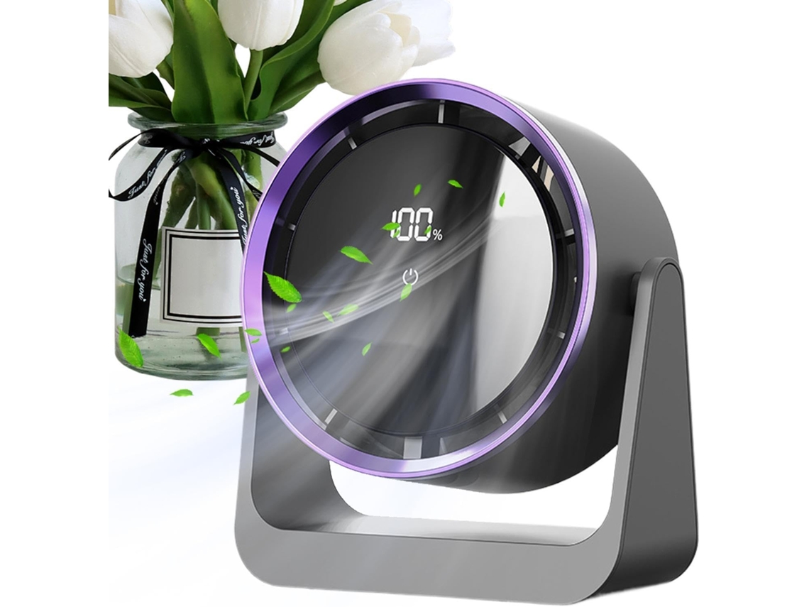 Ventilador De Torre Recarregável Via Usb Para Mesa E Quarto, Com
