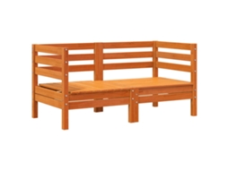 Maison Exclusive - Sofás De Canto Para Jardim 2 Pcs Pinho Maciço Castanho-mel