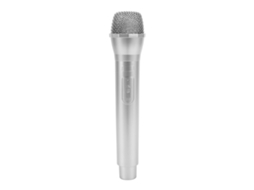 Realistic Prop Microphone For Karaoke Dance Shows Practice Microphone Prop For Karaokesilver LAXISCREED
