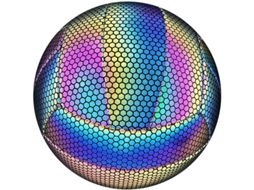 Bola De Vôlei Holográfica Profissional, Bola De Vôlei Luminosa E Refletora Para Ginásio