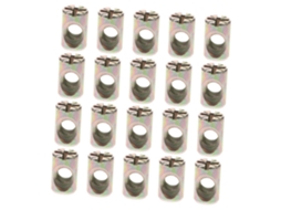 Porca De Encaixe M6 X 15mm, Conjunto De 20 Peças, Liga De Zinco, Com Fenda Para Berços E Móveis Planos, Melhor