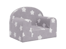Kids' Sofa, Kids' Sofas Vidaxl Cinzeto Poliéster (n/a)