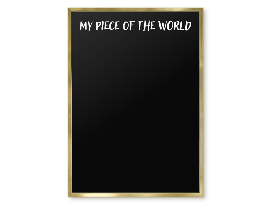 Magnetic Board My Piece Of The World For The Living Room Espelharte (50x70 Cm)