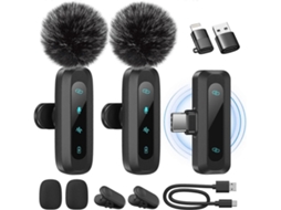 Mini Microfone Para Iphone, Ipad, Telefone Android Mini Microfone Sem Fio Slowmoose