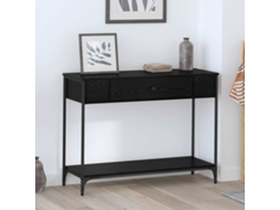 Vidaxl Aparador Carvalho Preto 100 X 34.5 X 75 Cm Derivados De Madeira