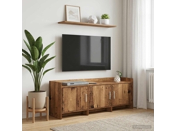 Vidaxl Gabinete Para Tv 130 X 33 X 47 Cm Madeira Antiga