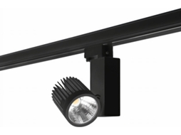 Forlight Onyx - Foco 82x170x130mm, Alumínio, Cor Preto, 3000k
