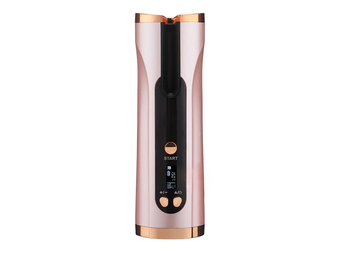 Chaveiro Automático Portátil Com Display Lcd Carregamento Usb Sem Fio Para Viagem Couro Rosa