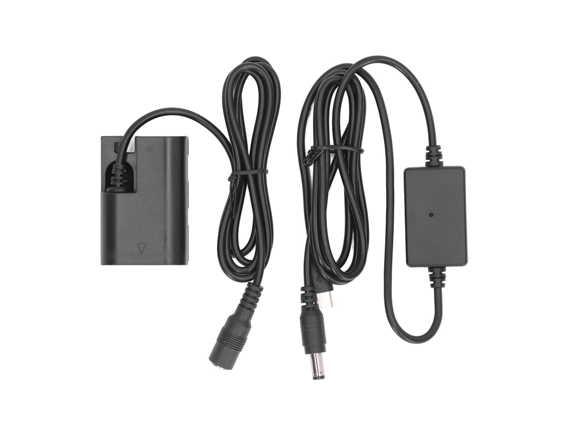 Batería Falsa Lp E6n Adaptador Dc Com Conector Usb-c Para Câmera Digital