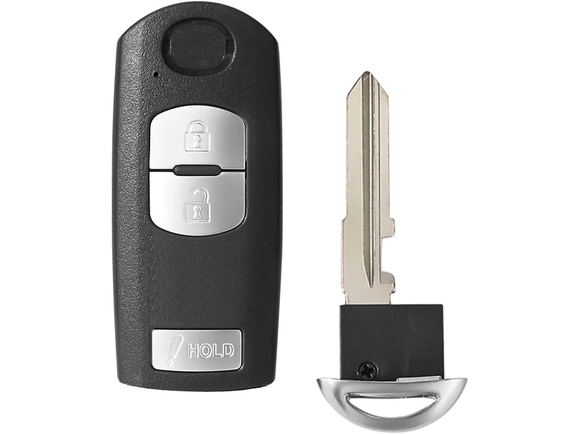 Capa Para Chave Inteligente Keyyou Com 2 3 4 Botões, Compatível Com Mazda 3, 5, 6, Cx 5, Cx 7, Cx 9, Mx 5, Miata E Rx 8 2006-2018