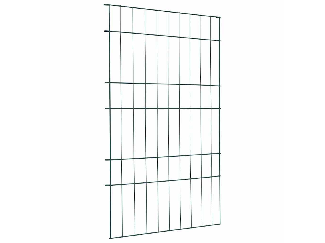 Vidaxl Conjunto De Cerca Para Lago 8 Unid. 50 X 80 Cm Aço Verde
