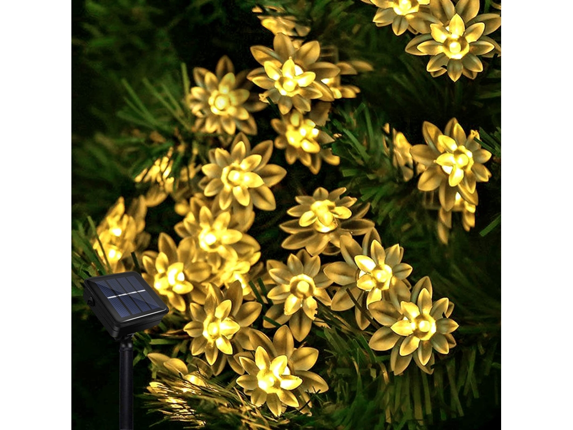 Guirlande De Luzes Solares De Jardim,7m 50 Leds 8 Modos,impermeável,para Casamento,natal,decoração De Festas Btforus