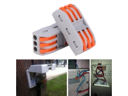 Conector Elétrico Pct-2-3 48pcs Laranja