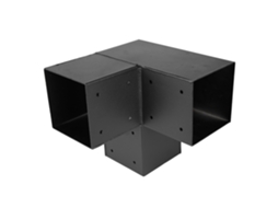 Conexão de Canto para Pergola WOVAR para Vigas de 15x15 cm Modelo Cubo
