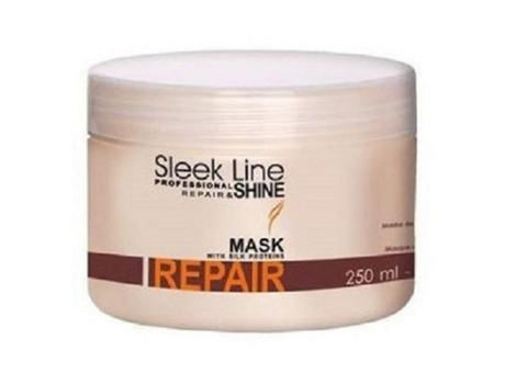 Máscara de Reparação Elegante Linha STAPIZ com máscara de seda para 250ml cabelos danificados