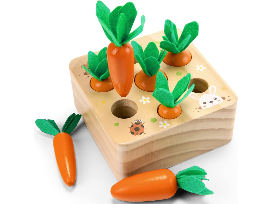 Brinquedos Montessori Para Bebês De 6 A 12 Meses, Formato De Brinquedos De Madeira Aquaforge