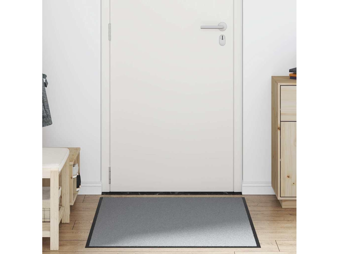 Maison Exclusive - Capacho 90x120 Cm Cinzento