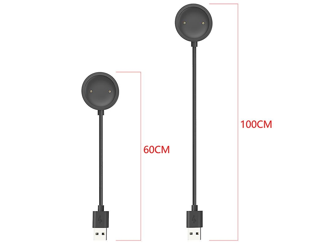 Base de carregamento para relógio inteligente de 60/100 cm, cabo de carregamento 5V/1A para Mibro Watch A1 Ly Ebike