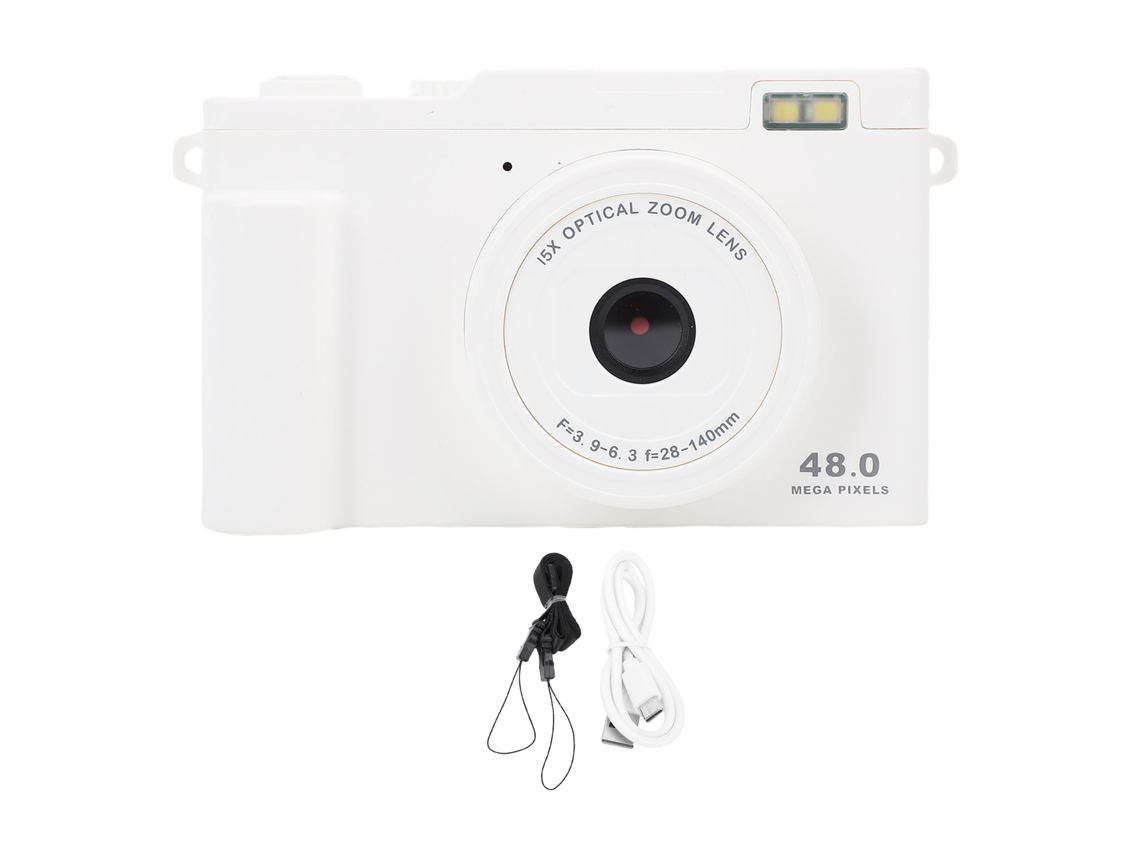 Câmera Digital Compacta 1080p 48mp Com Autofoco, Câmera Portátil Para Vlog E Vídeo