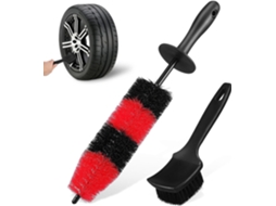 Escova Para Lavagem De Carros Com Cerdas Rígidas E Cabo Ergonômico.