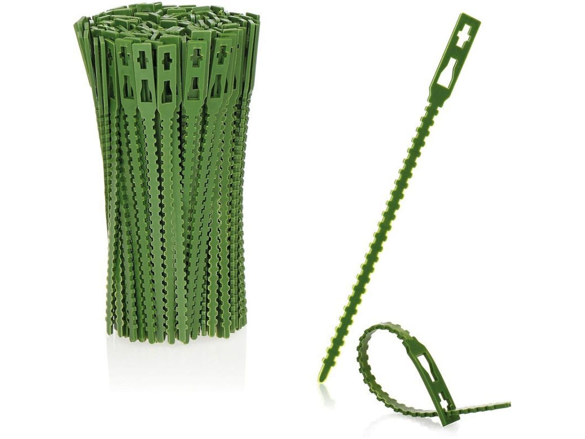 GRAMPOS de plástico verde YURU, 13cm, para plantas, suporte estável