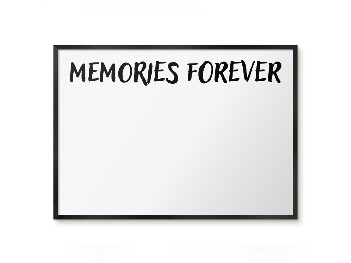 Magnetic Board Memories Forever For The Living Room Espelharte (70x50 Cm)