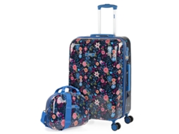 Mala de Viagem Média e Saco de Higiene Selva com Tsa SKPAT
