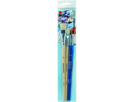 Conjunto de 4 Pincéis  018000202 (Multicor)