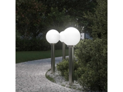 Vidaxl Luminárias De Balizador, 3 Peças, 80 Cm, Aço Inoxidável, Ip44