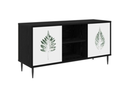 Vidaxl Gabinete Para Tv Hanau 102 X 33 X 51 Cm Carvalho Preto