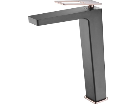 Monomando lavabo alto Suecia negro oro rosa IMEX BDC032-3NOR