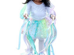 Primerox pipa de Mão com Fita Colorida Anel de Madeira Brinquedo Sensorial Educativo para Crianças