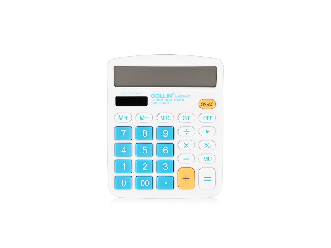 Calculadora Estudantil Lcd 12 Dígitos Com Desligamento Automático