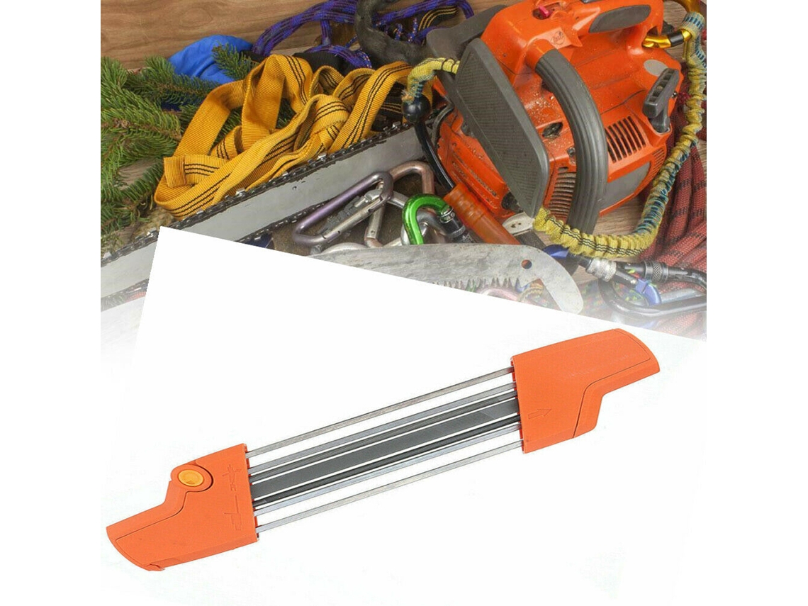 Afiliador De Cadena 2 En 1 Herramienta De Afilado Manual Para Motosierra Afiado Rápido Ajustable