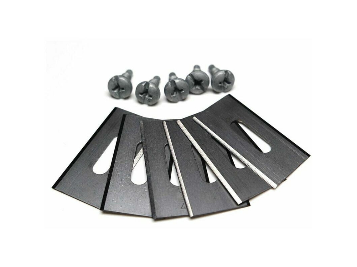 Conjunto De 30 Lâminas De Reposição, Em Aço Inoxidável, Corte Duplo, Compatível Com Husqvarna