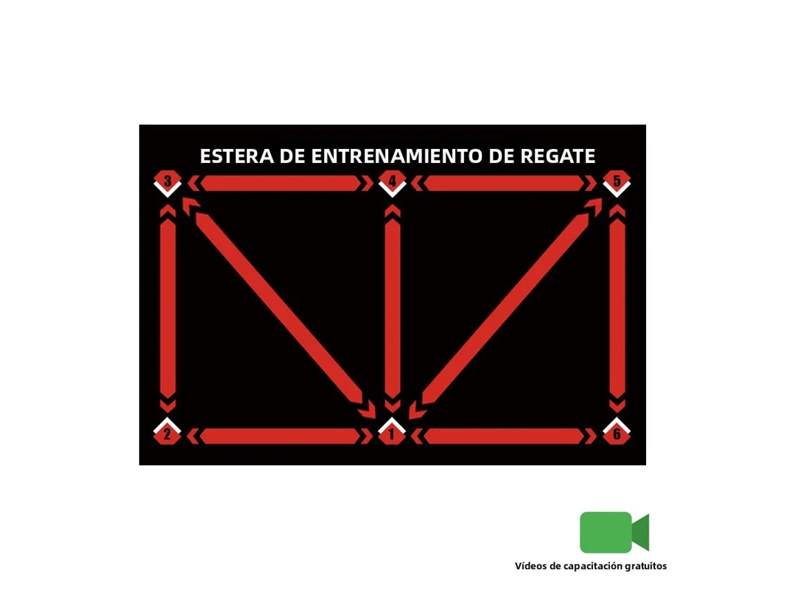 Tapete De Treino De Futebol De Interior Dobrável, Resistente E Antiderrapante (vermelho, 60x90cm) Para Crianças.