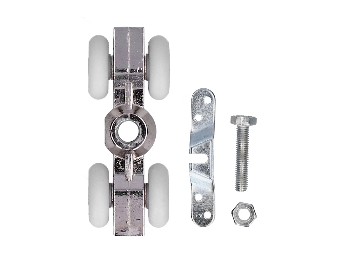 Primerox Polia Roda Rolamento para Porta de Chuveiro Liga de Zinco 22mm