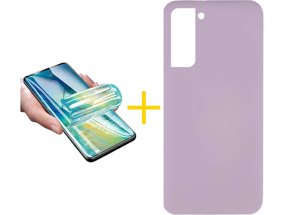 Capa + Película para Samsung Galaxy S21 Plus 5G SKYHE Roxo