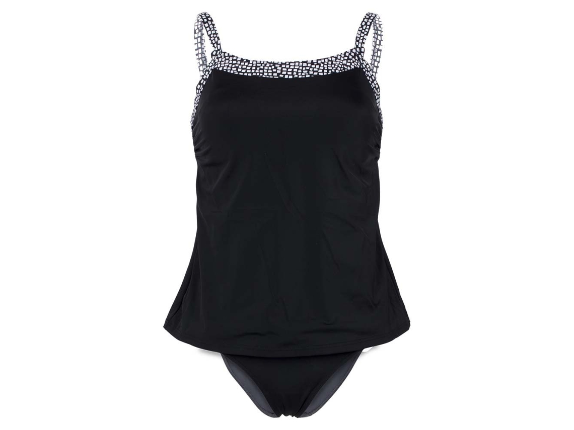Tankini 2379201 Preto 38 / C Mulherfashy