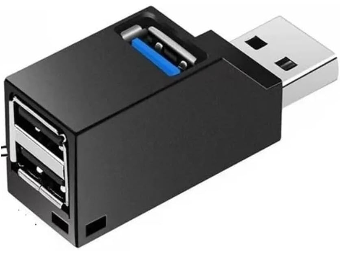Hub Usb 3.0 De 3 Portas, 5 Gbps, Adaptador Extensor Mini Para Laptop,