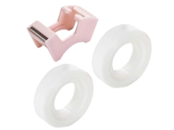 Fita Adesiva Invisível para Escrever com Dispensador, Pacote com 2 Unidades, para Scrapbooking, Modelo 2 GOKOCO