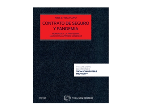 Livro Contrato De Seguro Y Pandemia (Papel + E-Book) de Abel B. Veiga Copo (Espanhol)