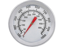 Termômetro de Grelha, Frequência Forno Aço Inoxidável Até 500c / 1000f Exibição Analógica GOKOCO